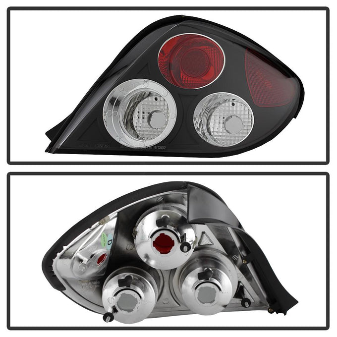 Black Euro Style Tail Lights <br>03-05 Hyundai Tiburon