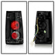 Black Euro Style Tail Lights <br>89-94 Isuzu Amigo 91-97 Isuzu Rodeo