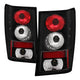 Black Euro Style Tail Lights <br>05-06 Jeep Grand Cherokee
