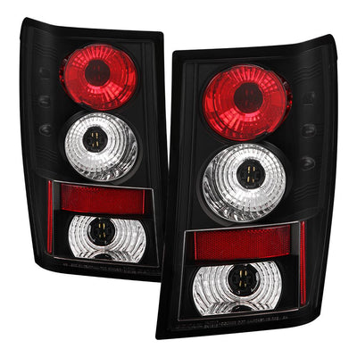 Black Euro Style Tail Lights <br>05-06 Jeep Grand Cherokee