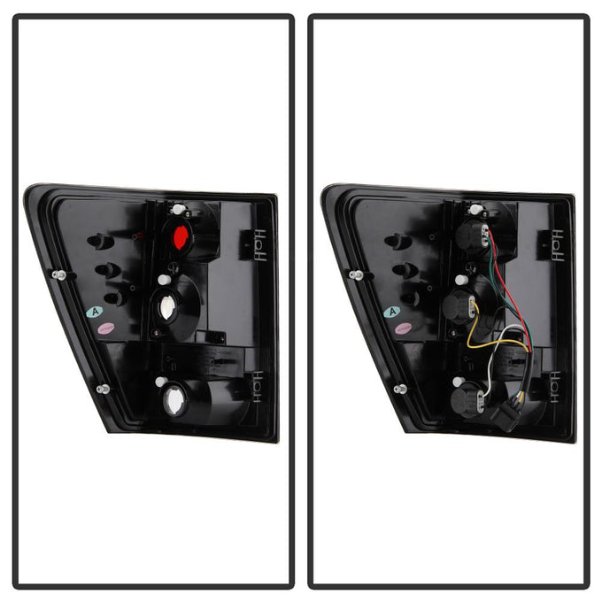 Black Euro Style Tail Lights <br>05-06 Jeep Grand Cherokee