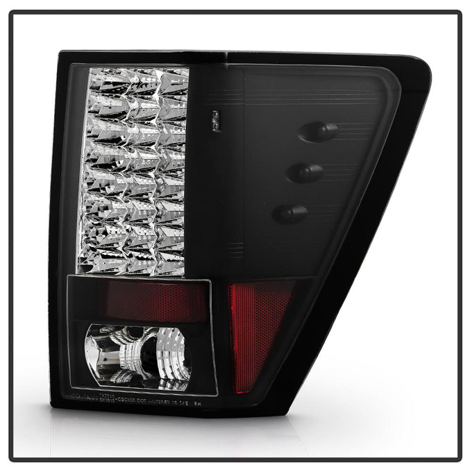 Black LED Tail Lights <br>05-06 Jeep Grand Cherokee