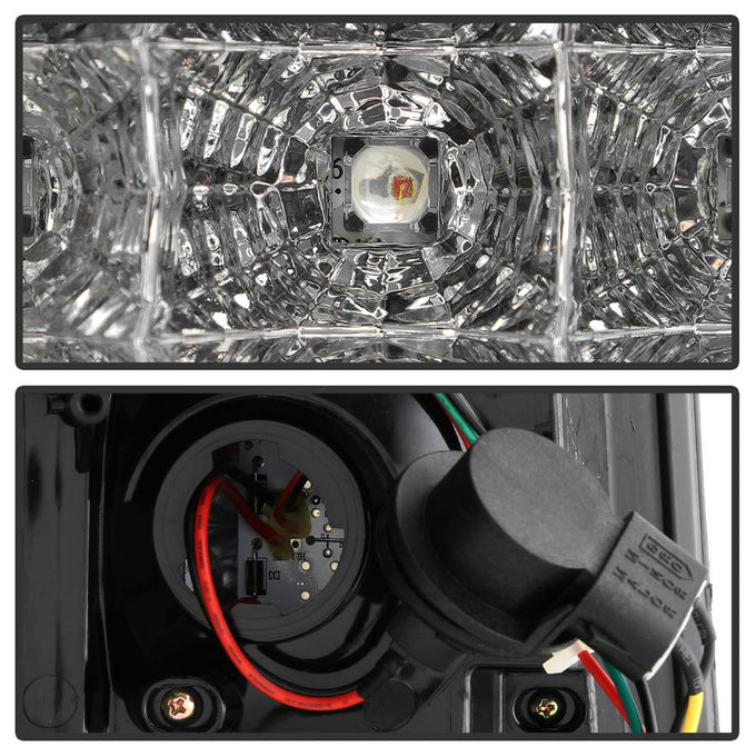 Black LED Tail Lights <br>05-06 Jeep Grand Cherokee