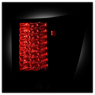Black LED Tail Lights <br>05-06 Jeep Grand Cherokee