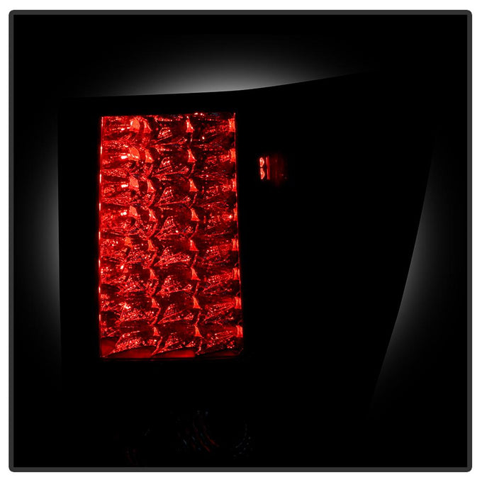 Black LED Tail Lights <br>05-06 Jeep Grand Cherokee