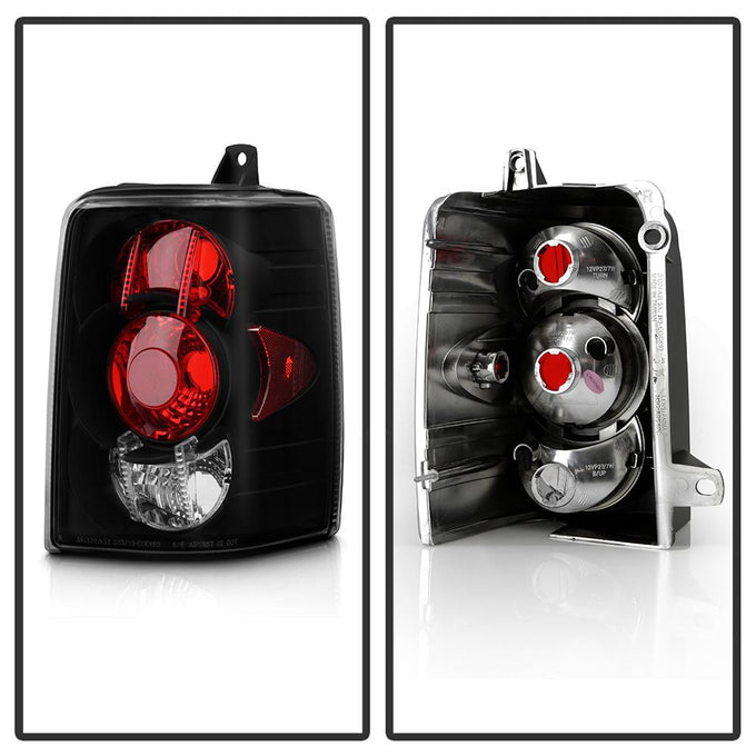 Black Euro Style Tail Lights <br>93-98 Jeep Grand Cherokee