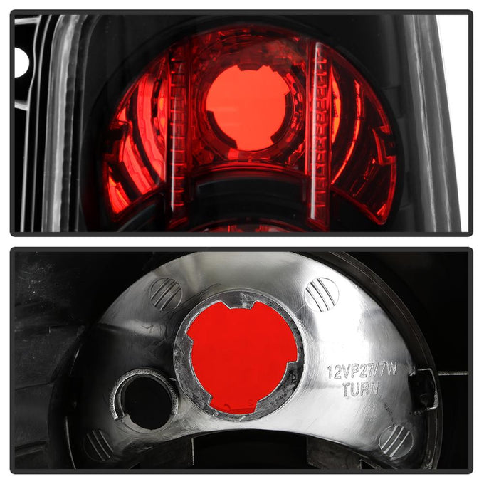 Black Euro Style Tail Lights <br>93-98 Jeep Grand Cherokee