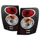 Black Euro Style Tail Lights <br>99-04 Jeep Grand Cherokee