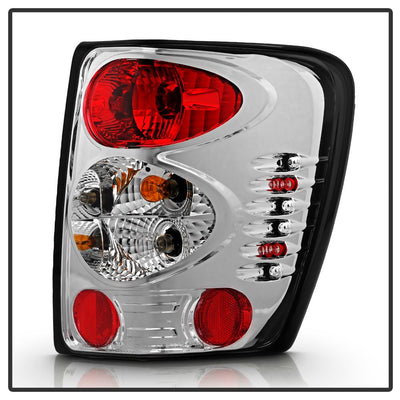 Chrome Euro Style Tail Lights <br>99-04 Jeep Grand Cherokee