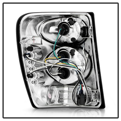 Chrome Euro Style Tail Lights <br>99-04 Jeep Grand Cherokee