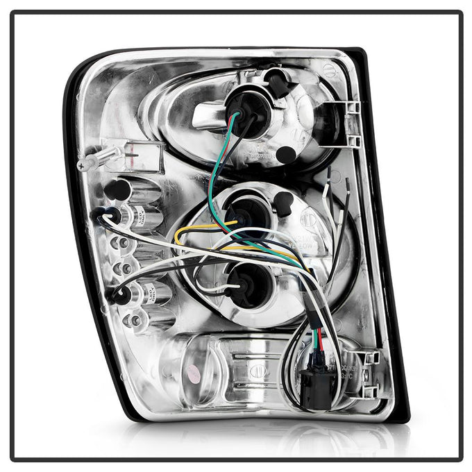 Chrome Euro Style Tail Lights <br>99-04 Jeep Grand Cherokee