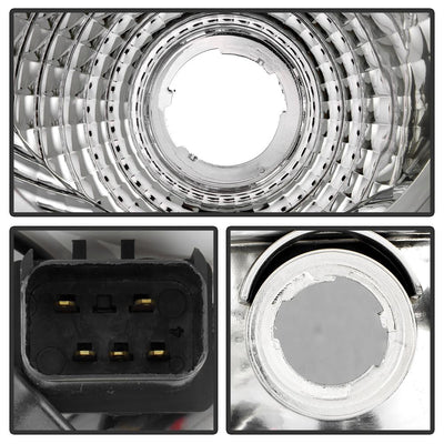 Chrome Euro Style Tail Lights <br>99-04 Jeep Grand Cherokee