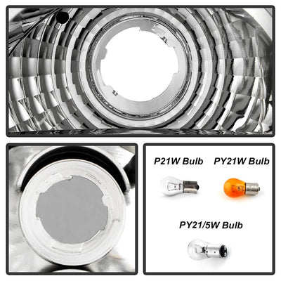 Chrome Euro Style Tail Lights <br>99-04 Jeep Grand Cherokee