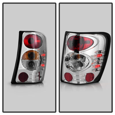 Chrome Euro Style Tail Lights <br>99-04 Jeep Grand Cherokee