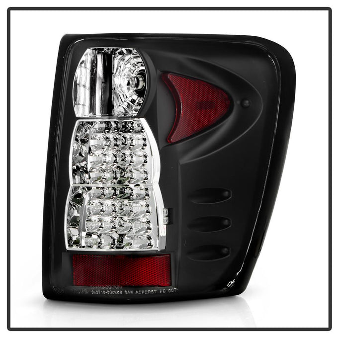 Black LED Tail Lights <br>99-04 Jeep Grand Cherokee
