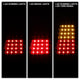 Black LED Tail Lights <br>99-04 Jeep Grand Cherokee