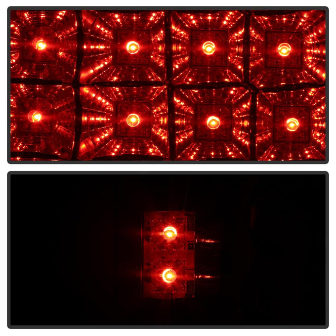 Version 2 Black LED Tail Lights <br>99-04 Jeep Grand Cherokee