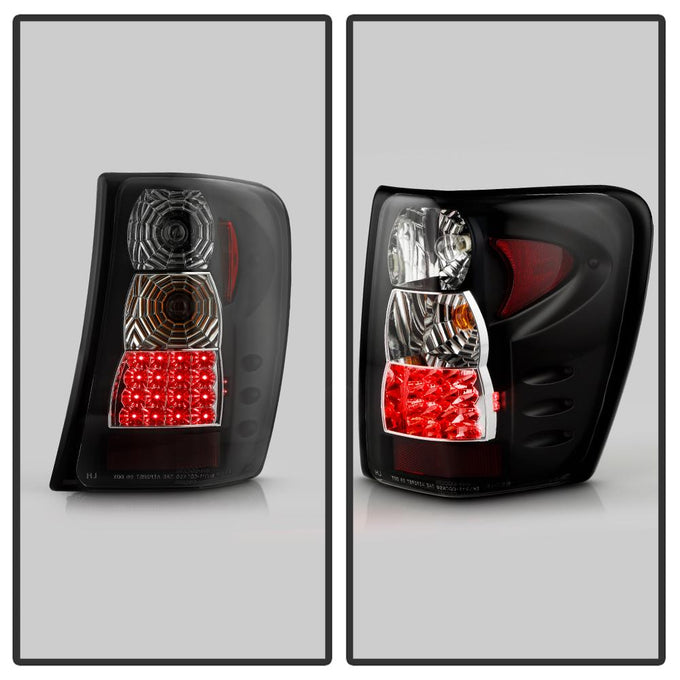 Version 2 Black LED Tail Lights <br>99-04 Jeep Grand Cherokee