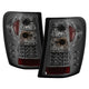 Version 2 Smoke LED Tail Lights <br>99-04 Jeep Grand Cherokee