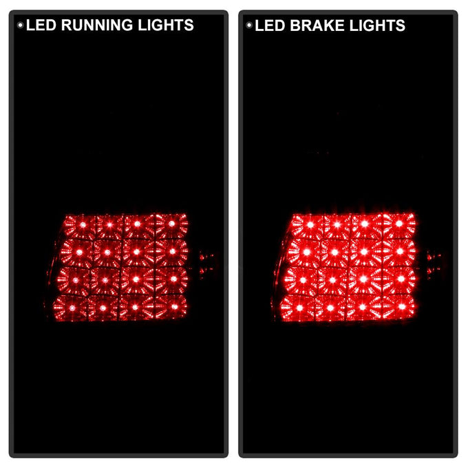 Version 2 Smoke LED Tail Lights <br>99-04 Jeep Grand Cherokee