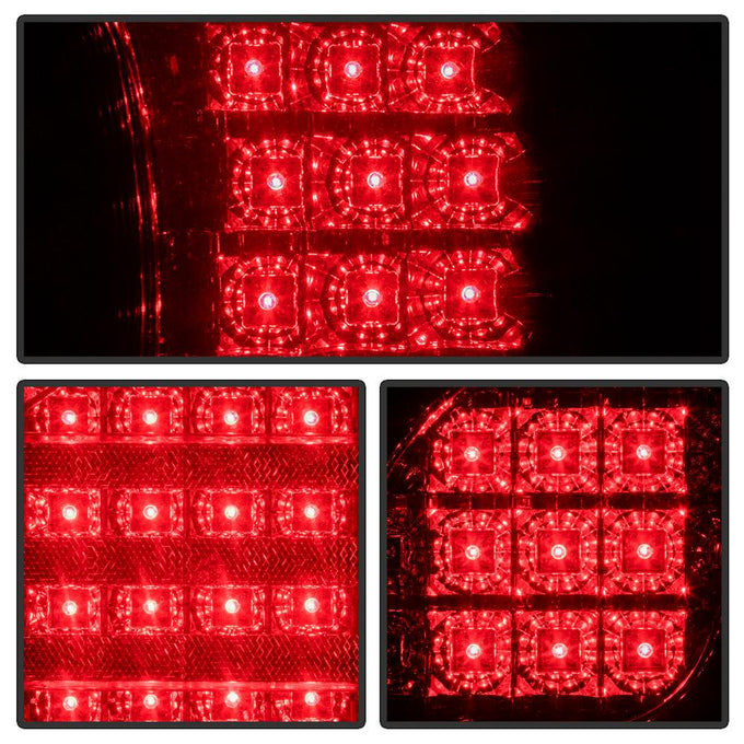 Red Clear LED 4pcs Tail Lights with Trunk Piece <br>98-05 Lexus GS300 98-00 Lexus GS400
