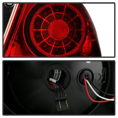 Red Clear LED Tail Lights <br>01-03 Lexus IS300