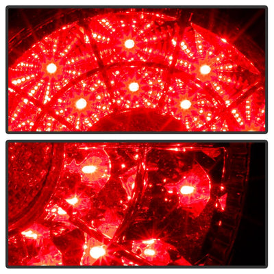 Red Clear LED Tail Lights <br>01-03 Lexus IS300
