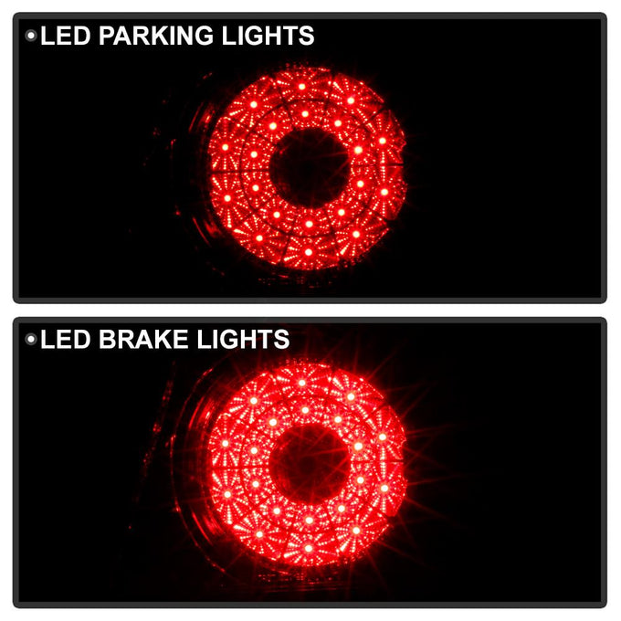 Red Clear LED Tail Lights <br>01-03 Lexus IS300