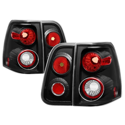 Black Euro Style Tail Lights <br>03-06 Lincoln Navigator