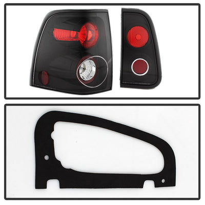 Black Euro Style Tail Lights <br>03-06 Lincoln Navigator