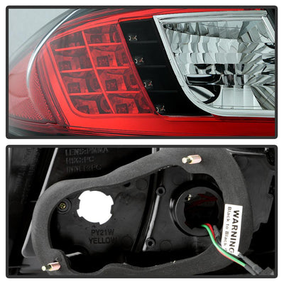 Black LED Tail Lights <br>03-08 Mazda 6