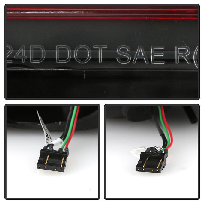 Black LED Tail Lights <br>03-08 Mazda 6
