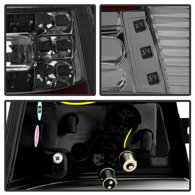 Smoke LED Tail Lights <br>98-01 Mercedes-Benz ML430, ML500, ML320