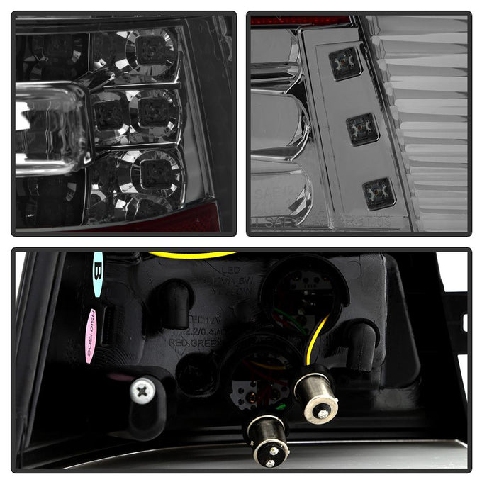 Smoke LED Tail Lights <br>98-01 Mercedes-Benz ML430, ML500, ML320