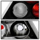 Black Euro Style Tail Lights <br>99-02 Mitsubishi Mirage