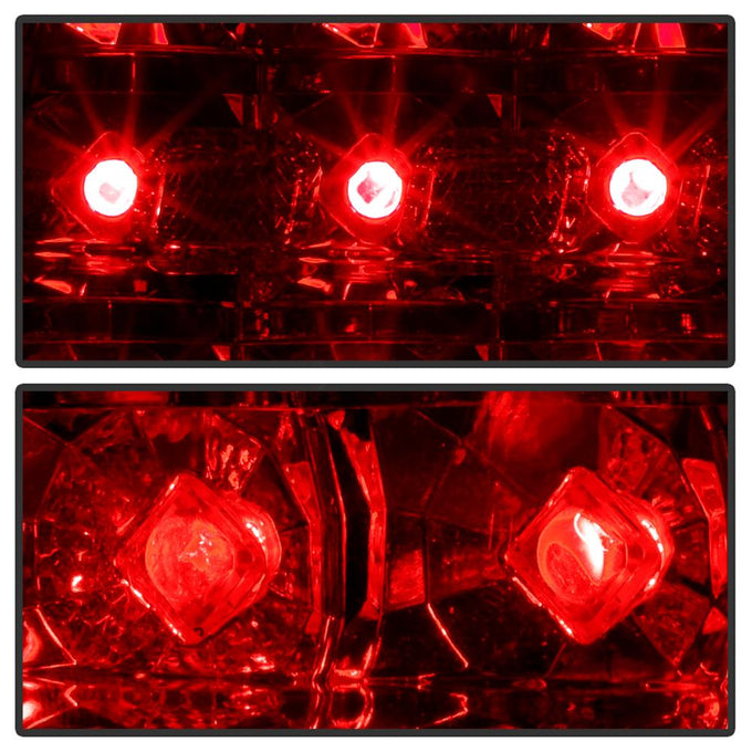 Black LED Tail Lights <br>95-98 Nissan 240SX