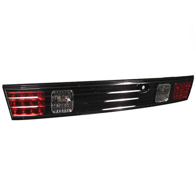 Black LED Trunk Tail Lights <br>95-96 Nissan 240SX