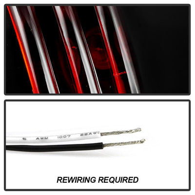 Black LED Tail Lights <br>03-05 Nissan 350Z