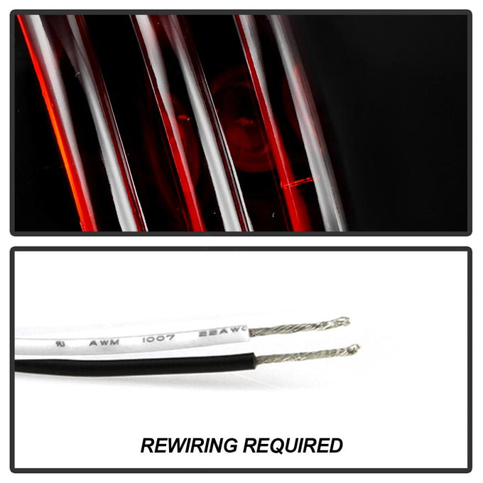 Black LED Tail Lights <br>03-05 Nissan 350Z