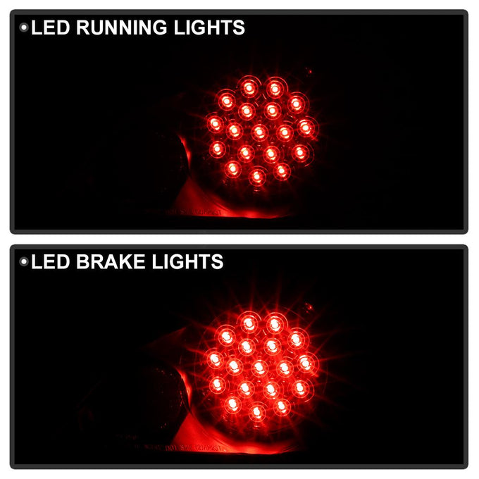 Black LED Tail Lights <br>03-05 Nissan 350Z