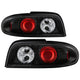 Black Euro Style Tail Lights <br>93-97 Nissan Altima