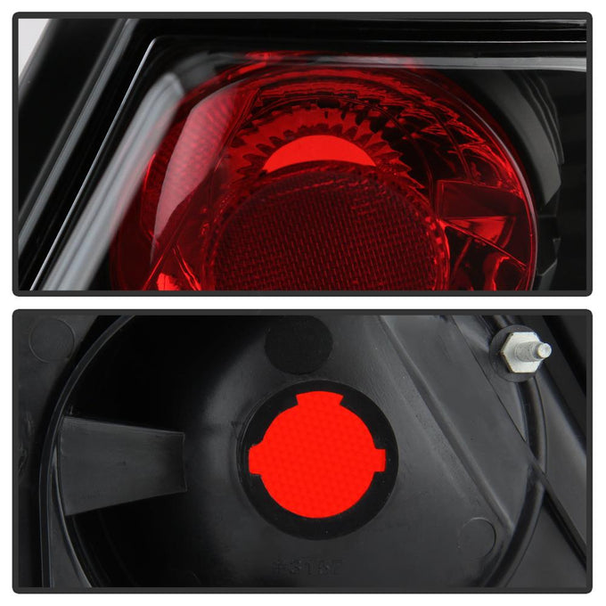 Black Euro Style Tail Lights <br>98-01 Nissan Altima