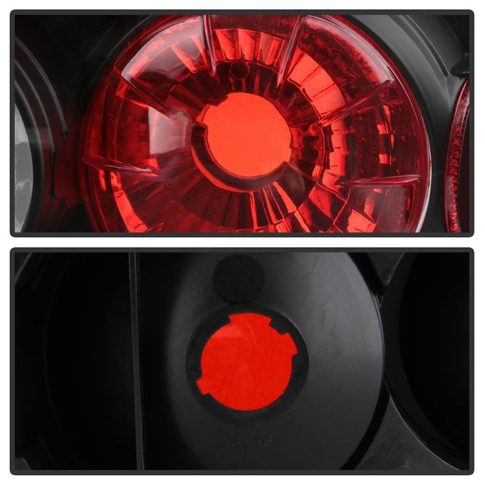 Black Euro Style Tail Lights <br>98-01 Nissan Altima