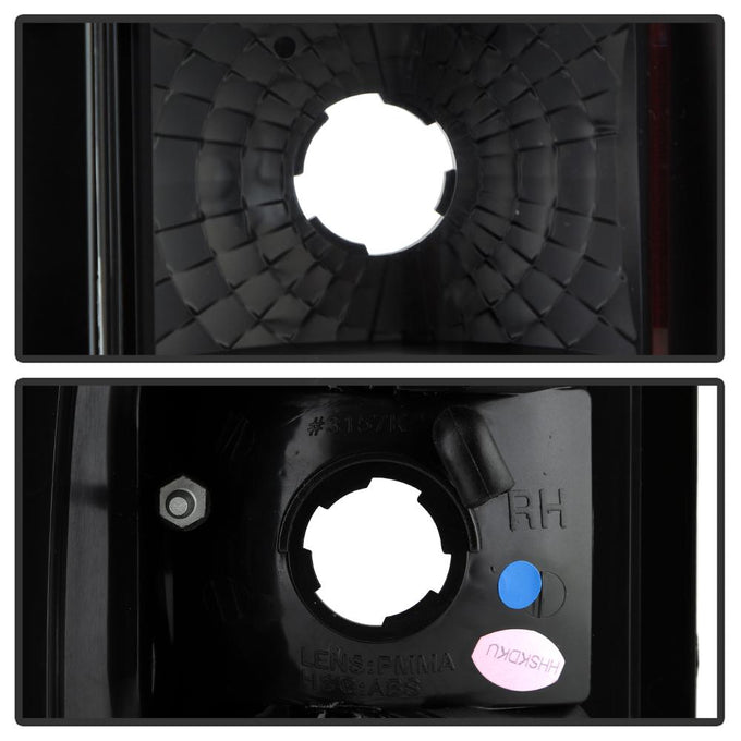 Black Euro Style Tail Lights <br>98-00 Nissan Frontier