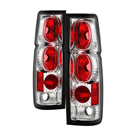 Chrome Euro Style Tail Lights <br>86-94 Nissan D21 86-97 Nissan Pickup 86 Nissan 720