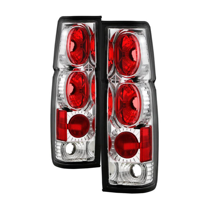 Chrome Euro Style Tail Lights <br>86-94 Nissan D21 86-97 Nissan Pickup 86 Nissan 720