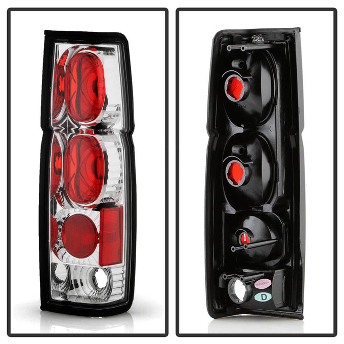 Chrome Euro Style Tail Lights <br>86-94 Nissan D21 86-97 Nissan Pickup 86 Nissan 720