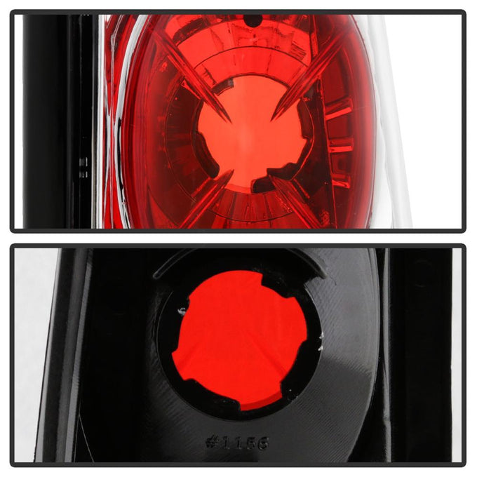 Chrome Euro Style Tail Lights <br>86-94 Nissan D21 86-97 Nissan Pickup 86 Nissan 720