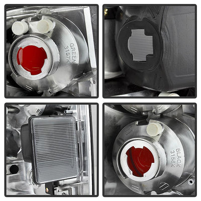 Black Euro Style Tail Lights <br>04-15 Nissan TITAN