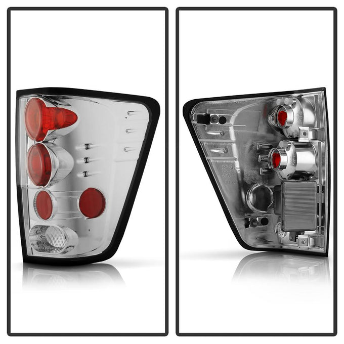 Chrome Euro Style Tail Lights <br>04-15 Nissan TITAN